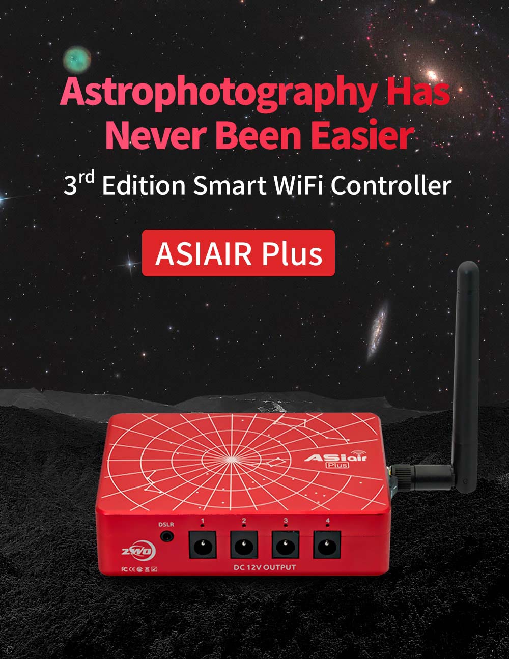 ZWO ASIAIR Plus 256GB Controller for Astrophotography